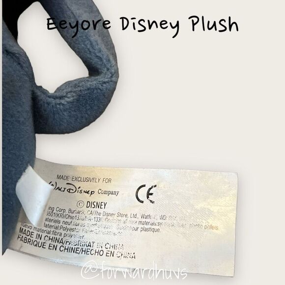 Charming Disney Eeyore Plush Beanie Babies - Whimsical Duo - Picture 8 of 9